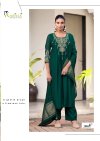 Supriya By Karissa Viscose Coral Silk Kurti With Bottom Dupatta
